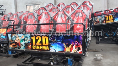 Electric Equipment Luxury 12 Seats 12D Mobile Cinema Theater