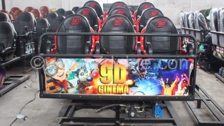 Luxury 9 Seats Hydraulic System Mobile 9D Cinema Theater