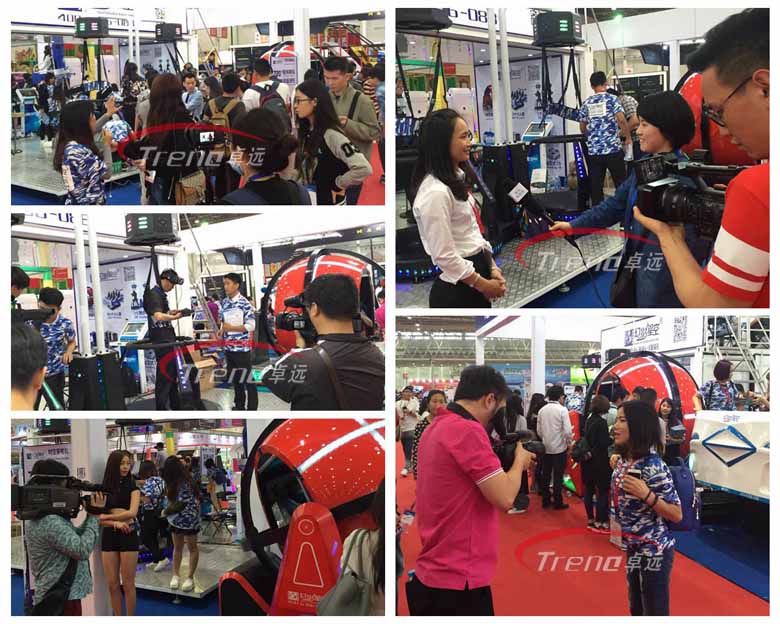 All of Xindy vr machine were sold out in fair (2)