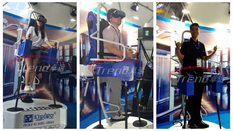 Xindy showed the most compelling vr equipments in Summit (2)