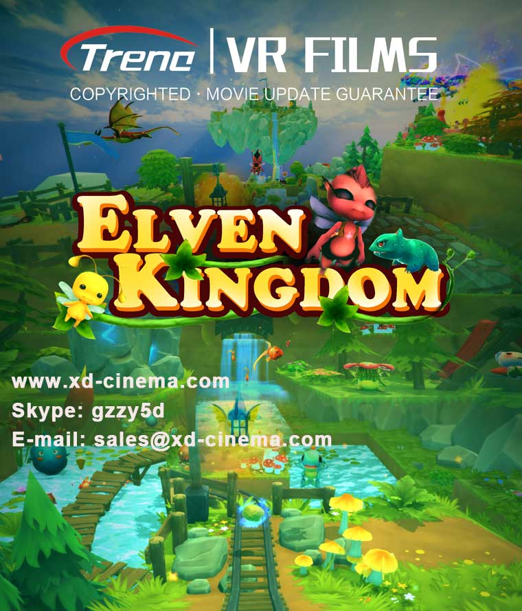 Elven kingdom virtual reality movie