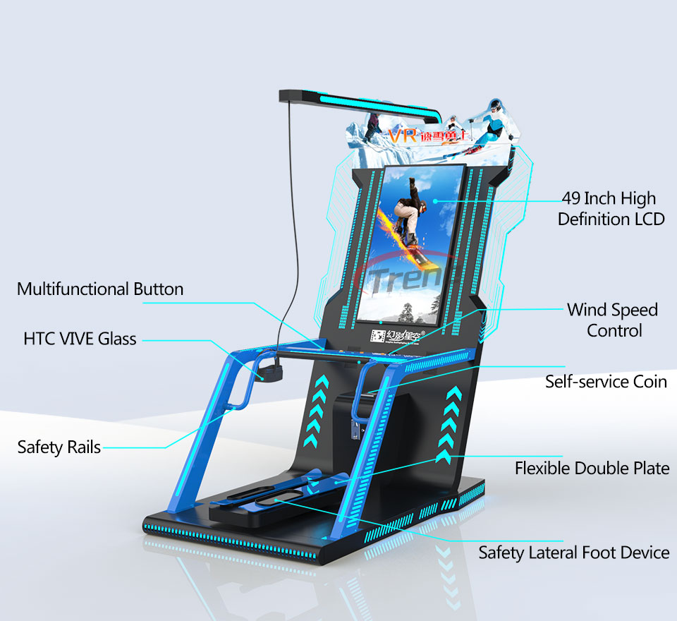 Xindy Virtual Reality Simulator VR Ski Machine (3)