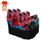 Hydraulic 4D Cinema System With Luxury 6 Seats