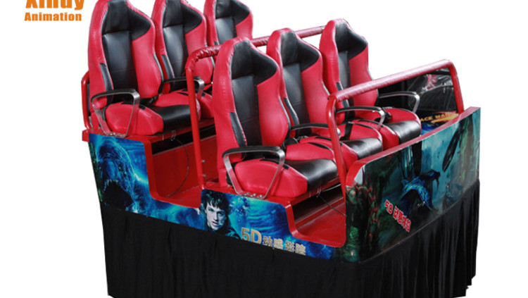 Hydraulic 4D Cinema System With Luxury 6 Seats