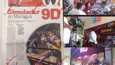 The el nuevo diario in Managua Have Boarded 9D Theater of Our Client