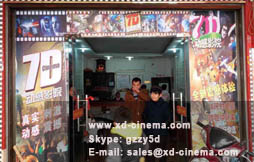 Xindy 7d theater is our client profitable project