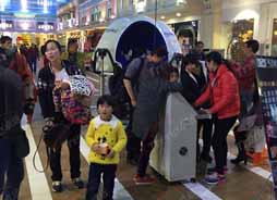 Xindy newest immersive virtual reality cinema in shopping mall