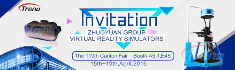 Let’s experience the Xindy VR machine in 119th Canton Fair
