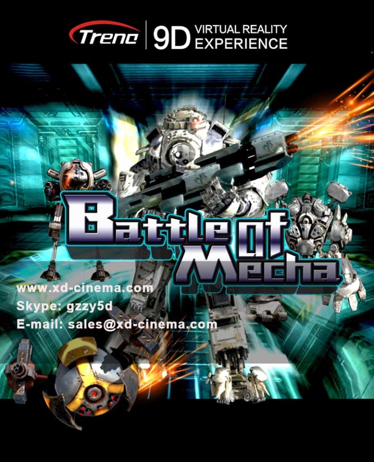 Battle of Mecha 9d virtual reality film