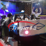 Xindy popular six-seat 9d vr simulator in KTV