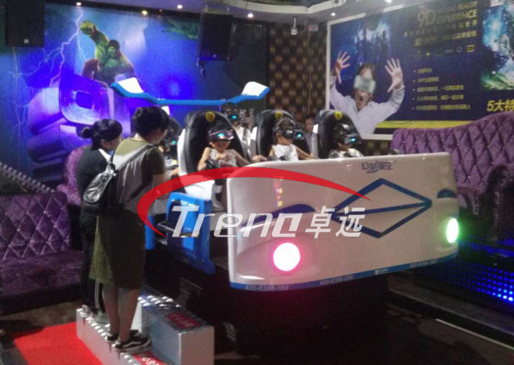 Xindy popular six-seat 9d vr simulator in KTV