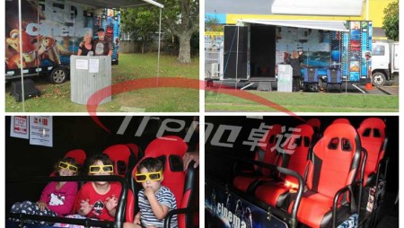 Xindy truck mobile 5d theater in New Zealand