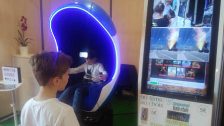 Xindy 9D VR simulator in france