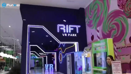 VR experience pavilion in the United Kingdom